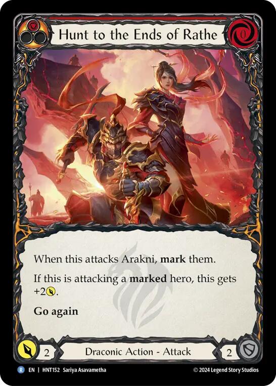 Hunt to the Ends of Rathe [HNT152] (The Hunted)  Rainbow Foil | Card Merchant Takapuna