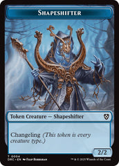 Shapeshifter // Zombie (0003) Double-Sided Token [Aetherdrift Tokens] | Card Merchant Takapuna