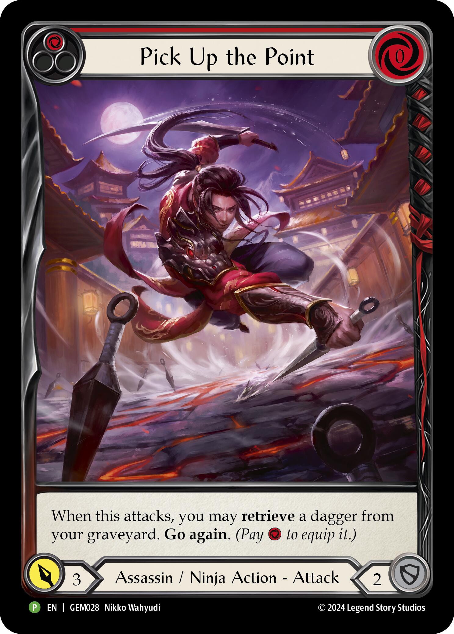 Pick Up the Point (Red) [GEM028] (GEM Pack 1)  Rainbow Foil | Card Merchant Takapuna