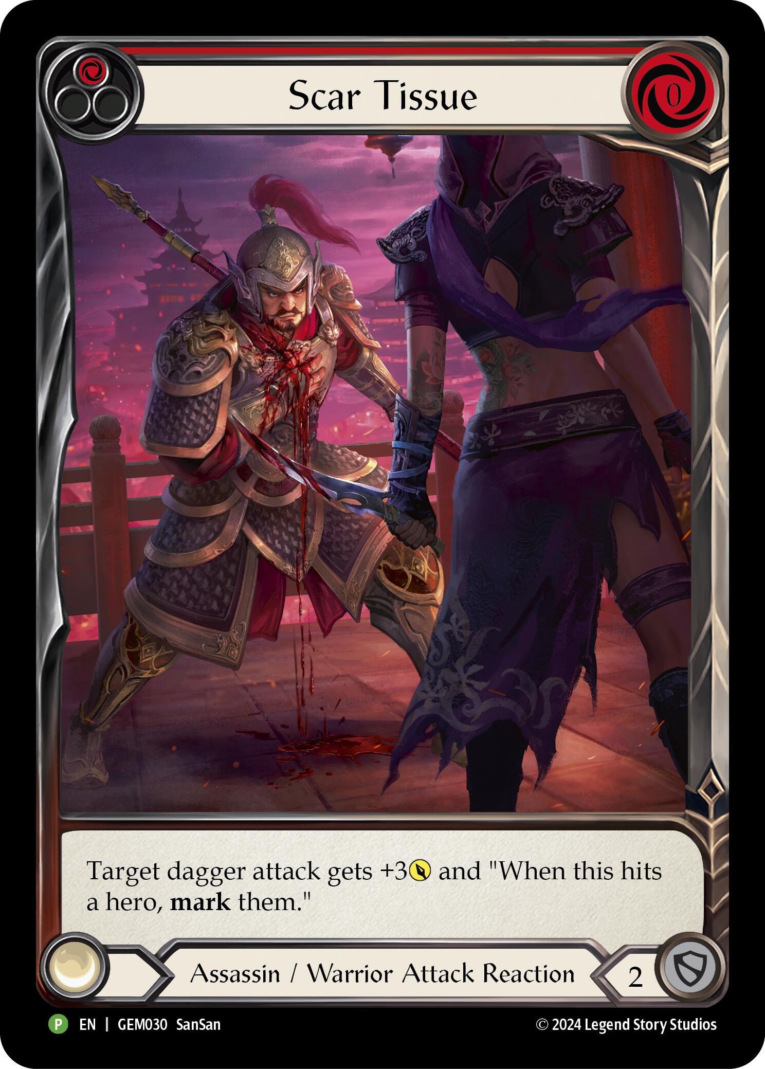 Scar Tissue (Red) [GEM030] (GEM Pack 1)  Rainbow Foil | Card Merchant Takapuna