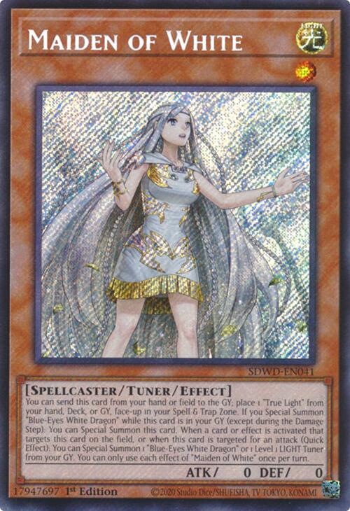 Maiden of White (Secret Rare) [SDWD-EN041] Secret Rare | Card Merchant Takapuna