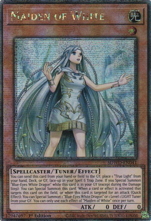 Maiden of White (Quarter Century Secret Rare) [SDWD-EN041] Quarter Century Secret Rare | Card Merchant Takapuna