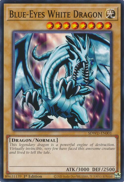 Blue-Eyes White Dragon [SDWD-EN001] Common | Card Merchant Takapuna
