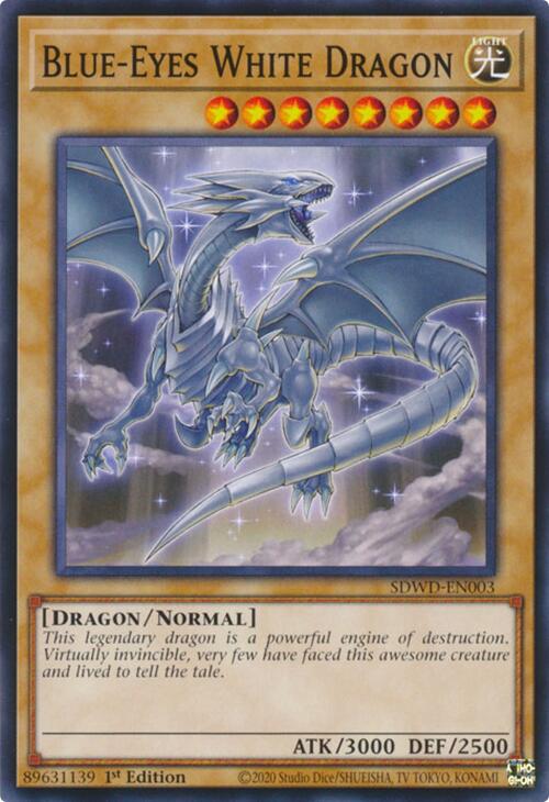 Blue-Eyes White Dragon [SDWD-EN003] Common | Card Merchant Takapuna