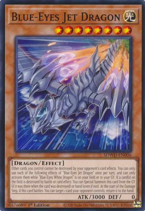Blue-Eyes Jet Dragon [SDWD-EN006] Common | Card Merchant Takapuna