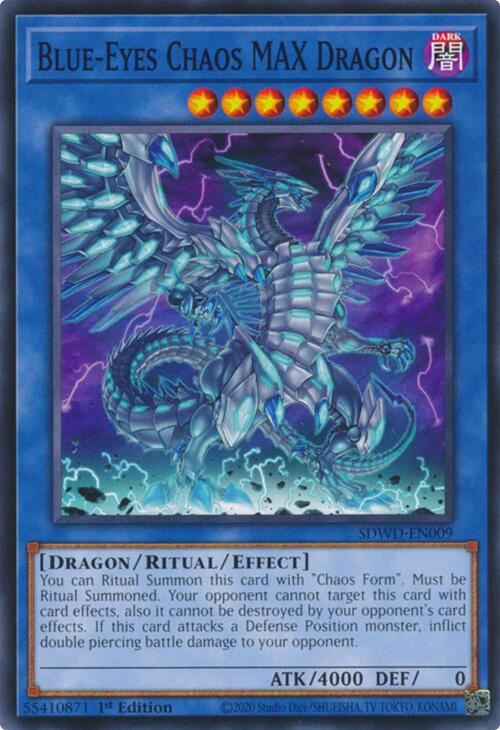 Blue-Eyes Chaos MAX Dragon [SDWD-EN009] Common | Card Merchant Takapuna