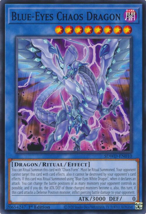 Blue-Eyes Chaos Dragon [SDWD-EN010] Common | Card Merchant Takapuna
