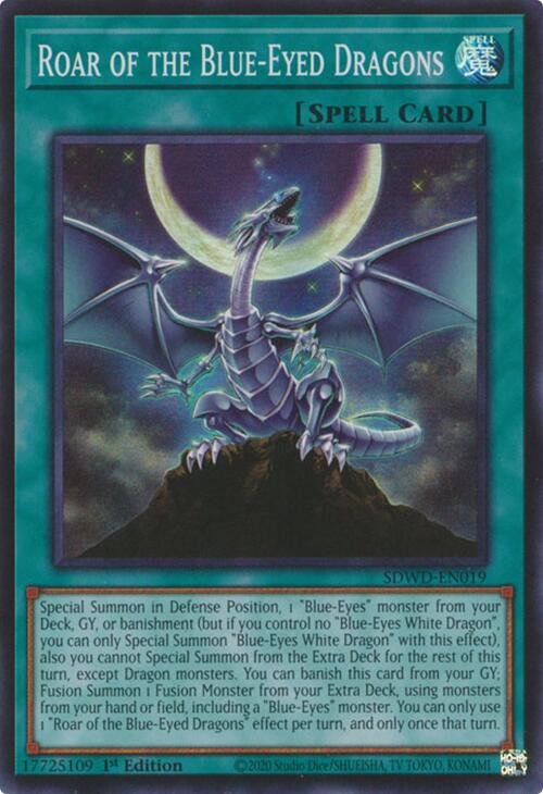 Roar of the Blue-Eyed Dragons [SDWD-EN019] Super Rare | Card Merchant Takapuna