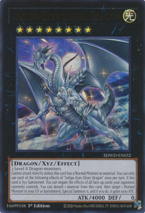 Indigo-Eyes Silver Dragon [SDWD-EN032] Ultra Rare | Card Merchant Takapuna