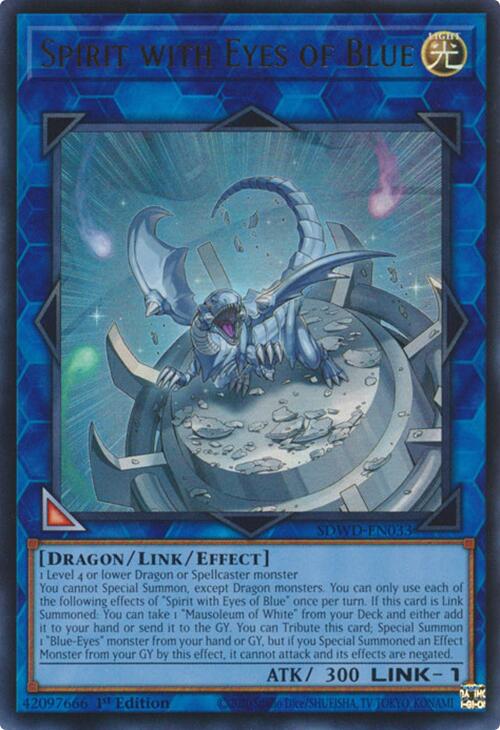 Spirit with Eyes of Blue [SDWD-EN033] Ultra Rare | Card Merchant Takapuna