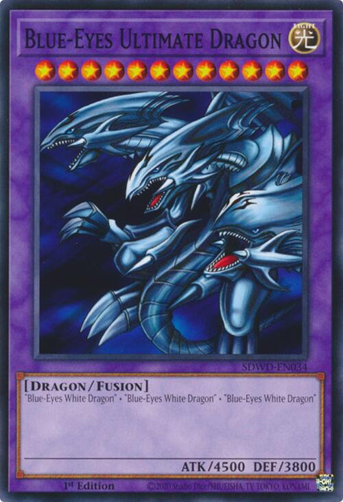 Blue-Eyes Ultimate Dragon [SDWD-EN034] Common | Card Merchant Takapuna