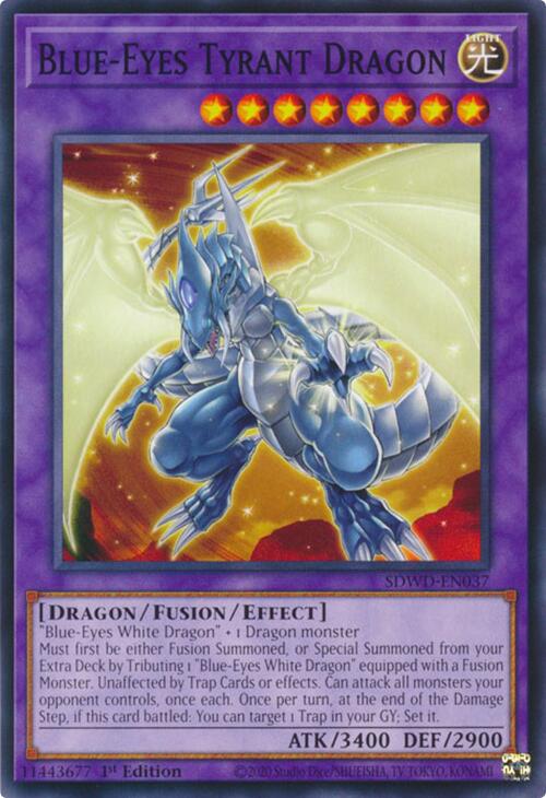 Blue-Eyes Tyrant Dragon [SDWD-EN037] Common | Card Merchant Takapuna