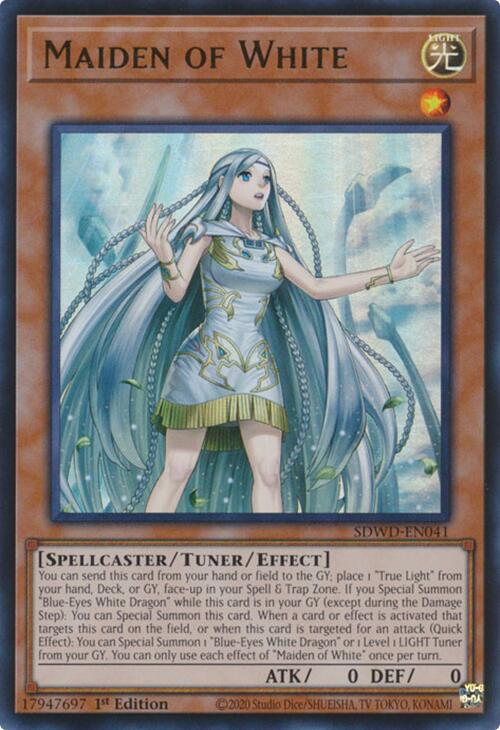 Maiden of White [SDWD-EN041] Ultra Rare | Card Merchant Takapuna