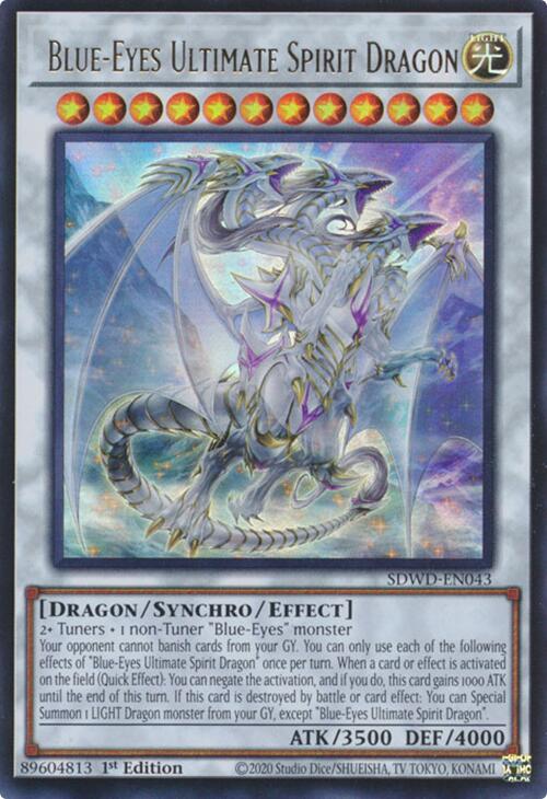 Blue-Eyes Ultimate Spirit Dragon [SDWD-EN043] Ultra Rare | Card Merchant Takapuna