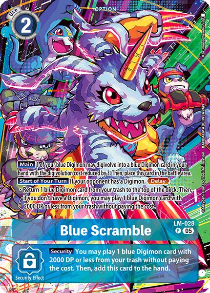 Blue Scramble [LM-028] (Alternate Art) [Starter Deck: Hero of Hope] | Card Merchant Takapuna