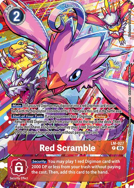 Red Scramble [LM-027] (Alternate Art) [Starter Deck: Hero of Hope] | Card Merchant Takapuna