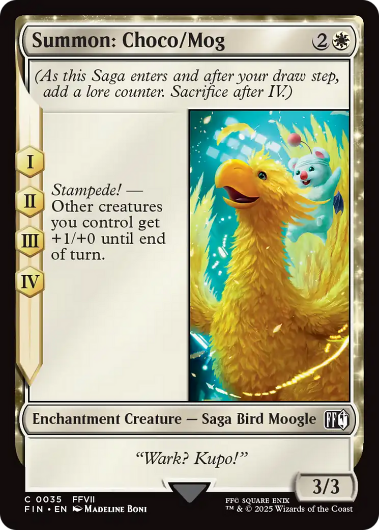 Summon: Choco/Mog [FINAL FANTASY] | Card Merchant Takapuna