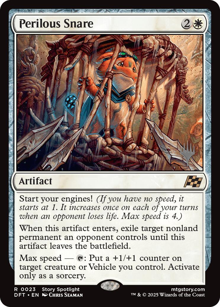 Perilous Snare (Promo Pack) [Aetherdrift Promos] | Card Merchant Takapuna