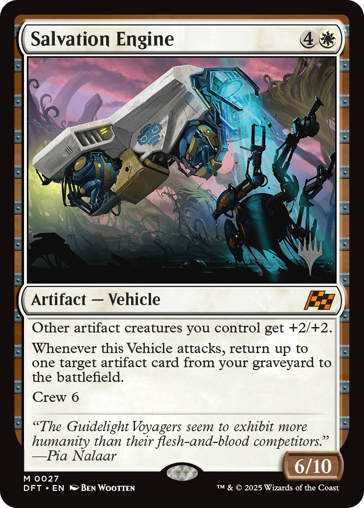 Salvation Engine (Promo Pack) [Aetherdrift Promos] | Card Merchant Takapuna