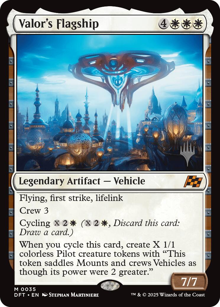 Valor's Flagship (Promo Pack) [Aetherdrift Promos] | Card Merchant Takapuna