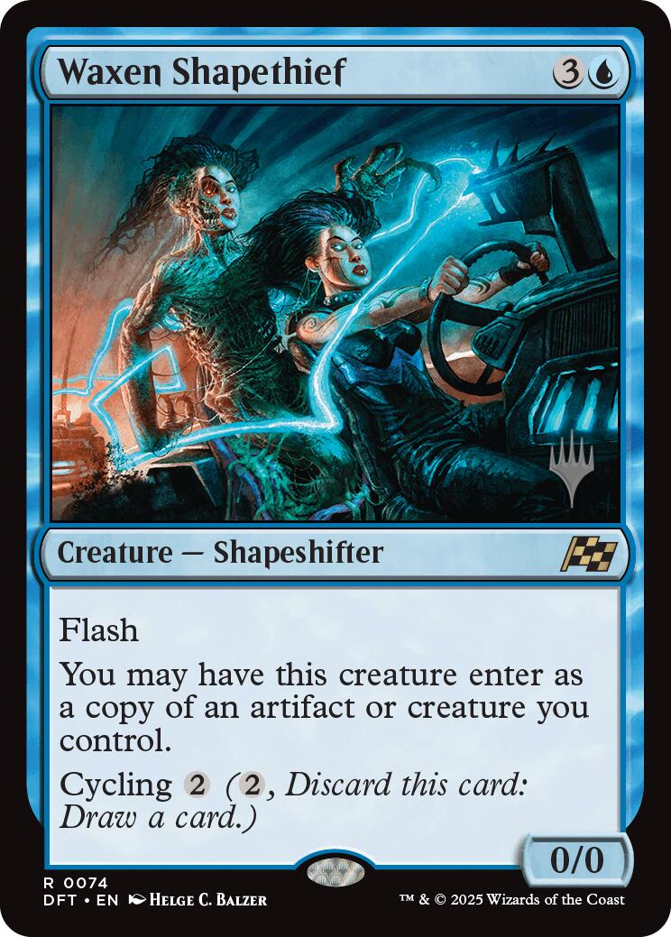 Waxen Shapethief (Promo Pack) [Aetherdrift Promos] | Card Merchant Takapuna