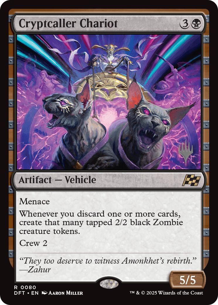Cryptcaller Chariot (Promo Pack) [Aetherdrift Promos] | Card Merchant Takapuna