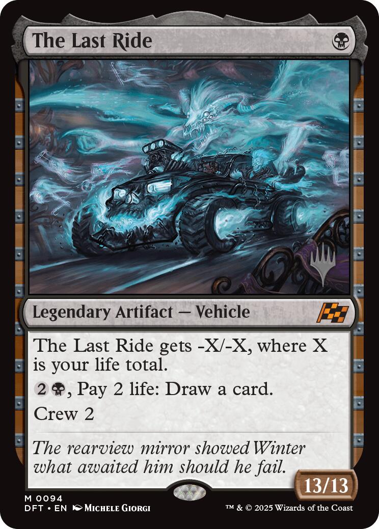 The Last Ride (Promo Pack) [Aetherdrift Promos] | Card Merchant Takapuna