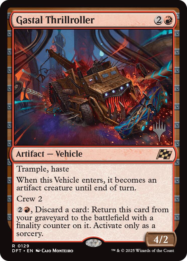 Gastal Thrillroller (Promo Pack) [Aetherdrift Promos] | Card Merchant Takapuna