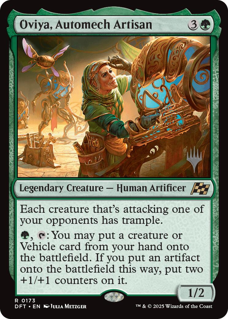 Oviya, Automech Artisan (Promo Pack) [Aetherdrift Promos] | Card Merchant Takapuna
