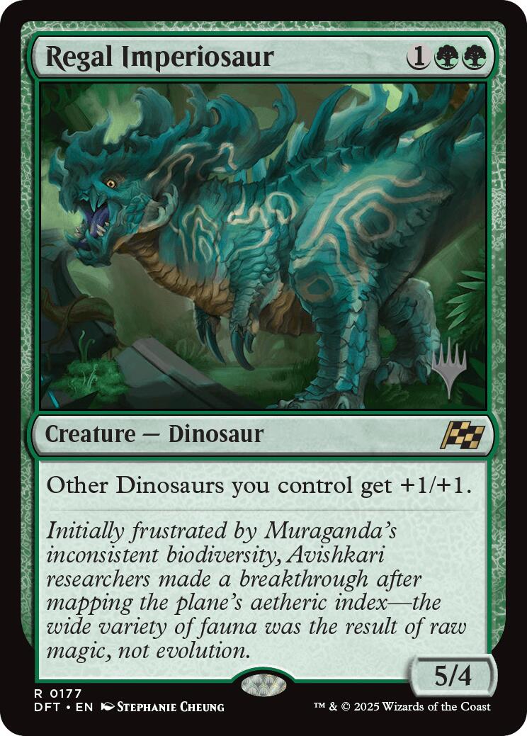 Regal Imperiosaur (Promo Pack) [Aetherdrift Promos] | Card Merchant Takapuna