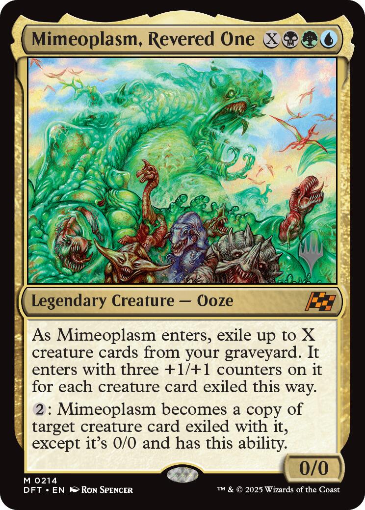 Mimeoplasm, Revered One (Promo Pack) [Aetherdrift Promos] | Card Merchant Takapuna