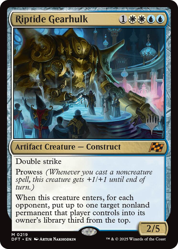 Riptide Gearhulk (Promo Pack) [Aetherdrift Promos] | Card Merchant Takapuna