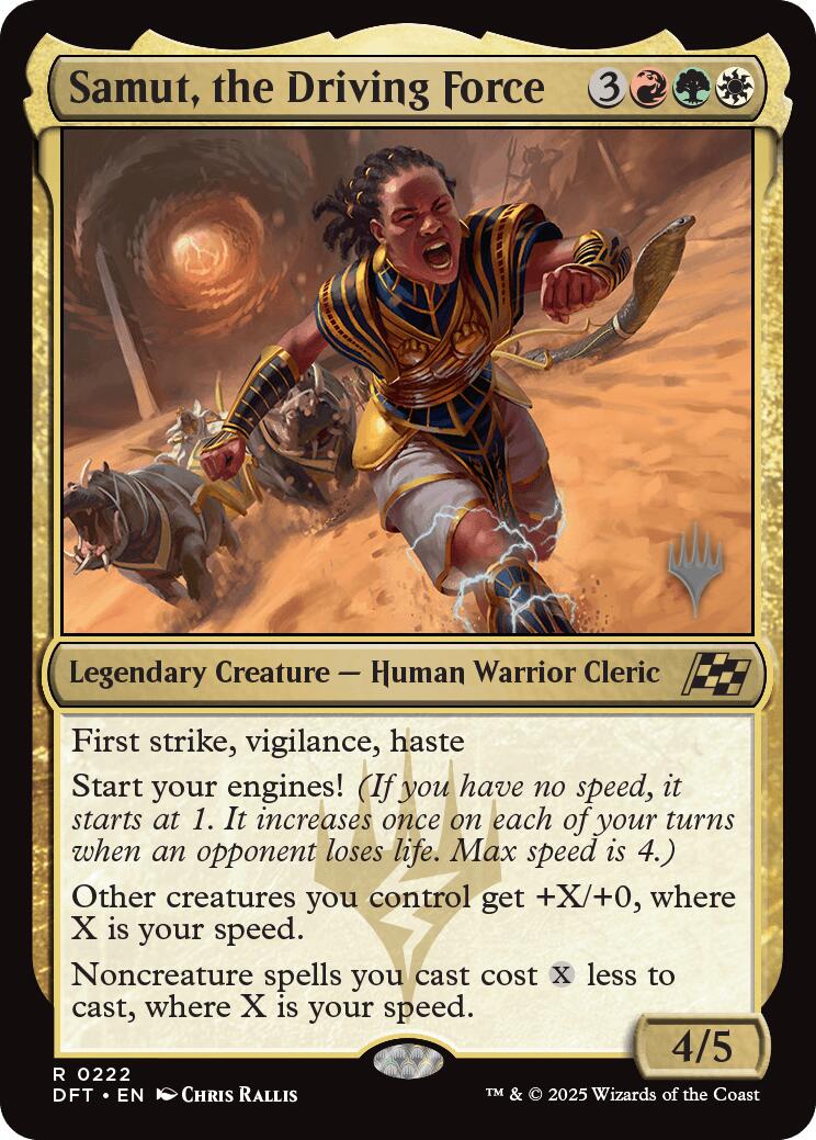 Samut, the Driving Force (Promo Pack) [Aetherdrift Promos] | Card Merchant Takapuna