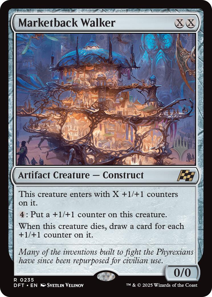 Marketback Walker (Promo Pack) [Aetherdrift Promos] | Card Merchant Takapuna