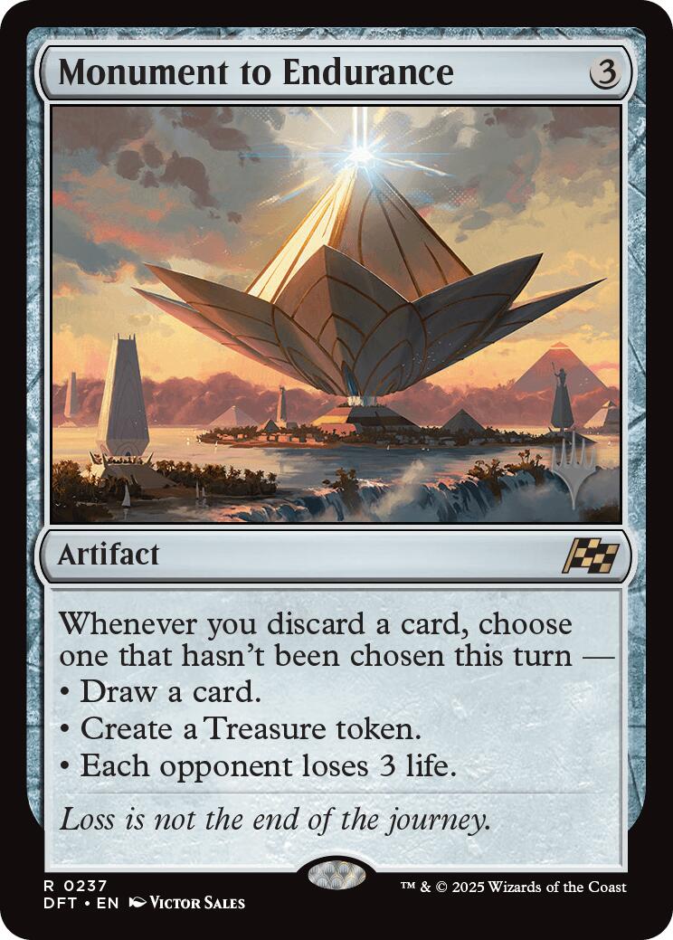 Monument to Endurance (Promo Pack) [Aetherdrift Promos] | Card Merchant Takapuna