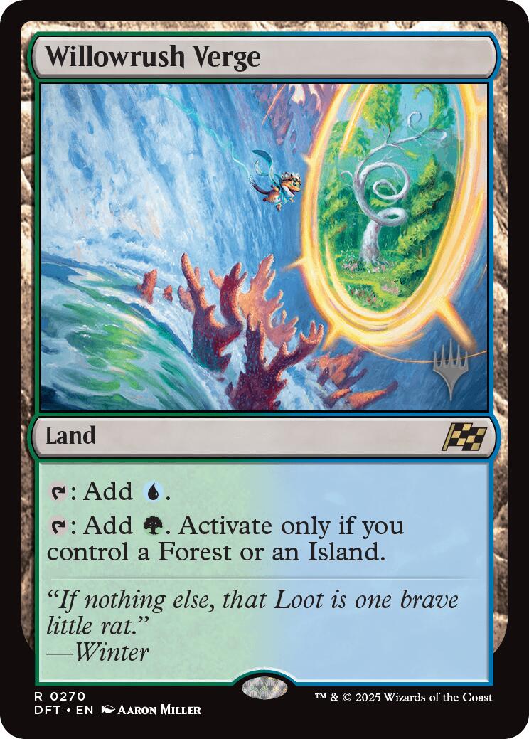 Willowrush Verge (Promo Pack) [Aetherdrift Promos] | Card Merchant Takapuna