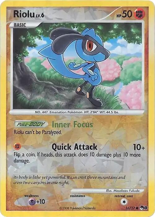 Riolu (016/017) (Cracked Ice Holo) [Miscellaneous Cards] | Card Merchant Takapuna