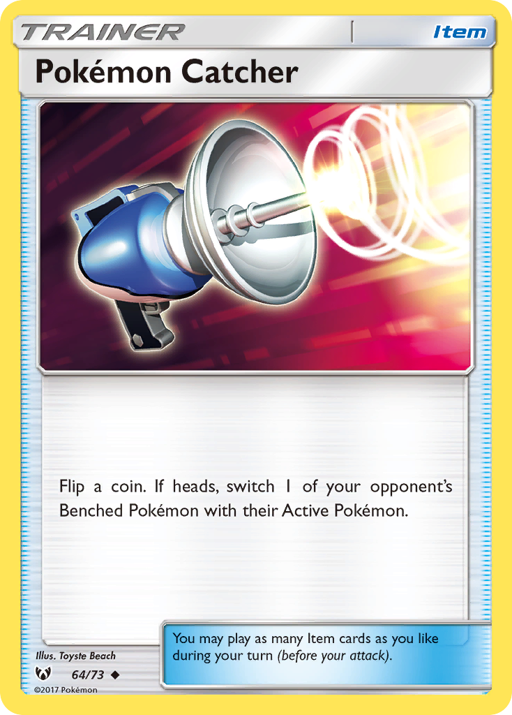 Pokemon Catcher (64/73) [Sun & Moon: Shining Legends] | Card Merchant Takapuna