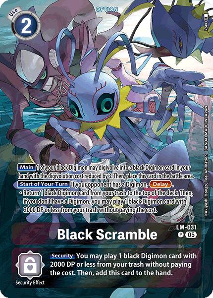 Black Scramble [LM-031] (Alternate Art) [Starter Deck: Protector of Light] | Card Merchant Takapuna