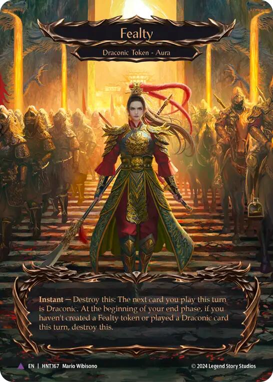 Fealty (Cold Foil) [HNT167] (The Hunted)  Cold Foil | Card Merchant Takapuna
