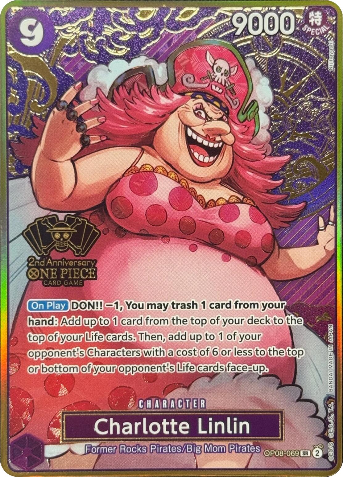 Charlotte Linlin (Japanese Version 2nd Anniversary Set) [One Piece Promotion Cards] | Card Merchant Takapuna