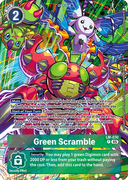 Green Scramble [LM-030] (Alternate Art) [Starter Deck: Protector of Light] | Card Merchant Takapuna