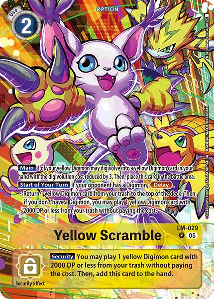 Yellow Scramble [LM-029] (Alternate Art) [Starter Deck: Protector of Light] | Card Merchant Takapuna