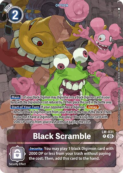 Black Scramble [LM-031] (Alternate Art) [Starter Deck: Hero of Hope] | Card Merchant Takapuna