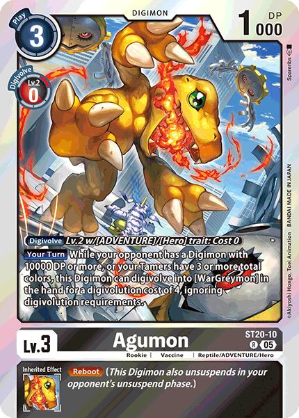 Agumon [ST20-10] [Starter Deck: Protector of Light] | Card Merchant Takapuna