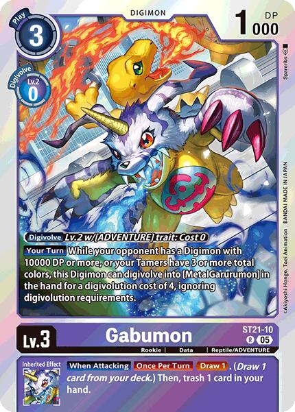 Gabumon [ST21-10] [Starter Deck: Hero of Hope] | Card Merchant Takapuna