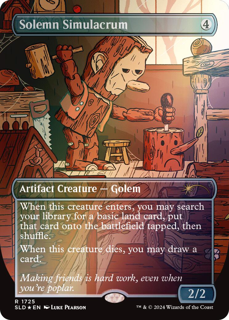 Solemn Simulacrum (1725) (Rainbow Foil) [Secret Lair Drop Series] | Card Merchant Takapuna