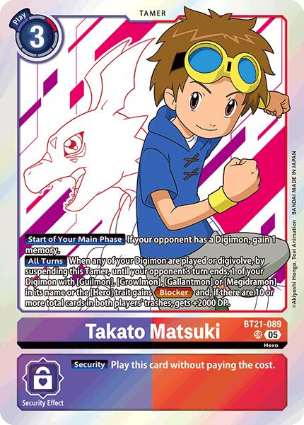 Takato Matsuki [BT21-089] [World Convergence] | Card Merchant Takapuna