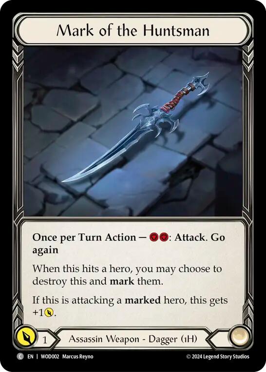 Mark of the Huntsman [WOD002] (The Hunted Arakni, Web of Deceit Blitz Deck) | Card Merchant Takapuna