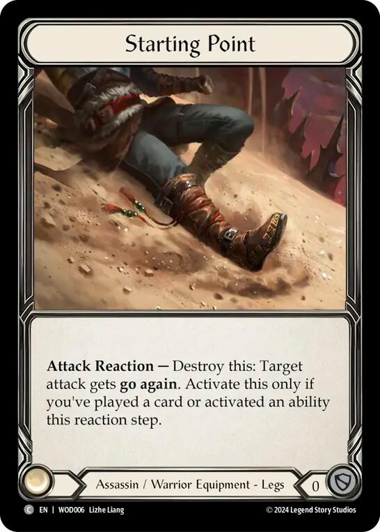 Starting Point [WOD006] (The Hunted Arakni, Web of Deceit Blitz Deck) | Card Merchant Takapuna